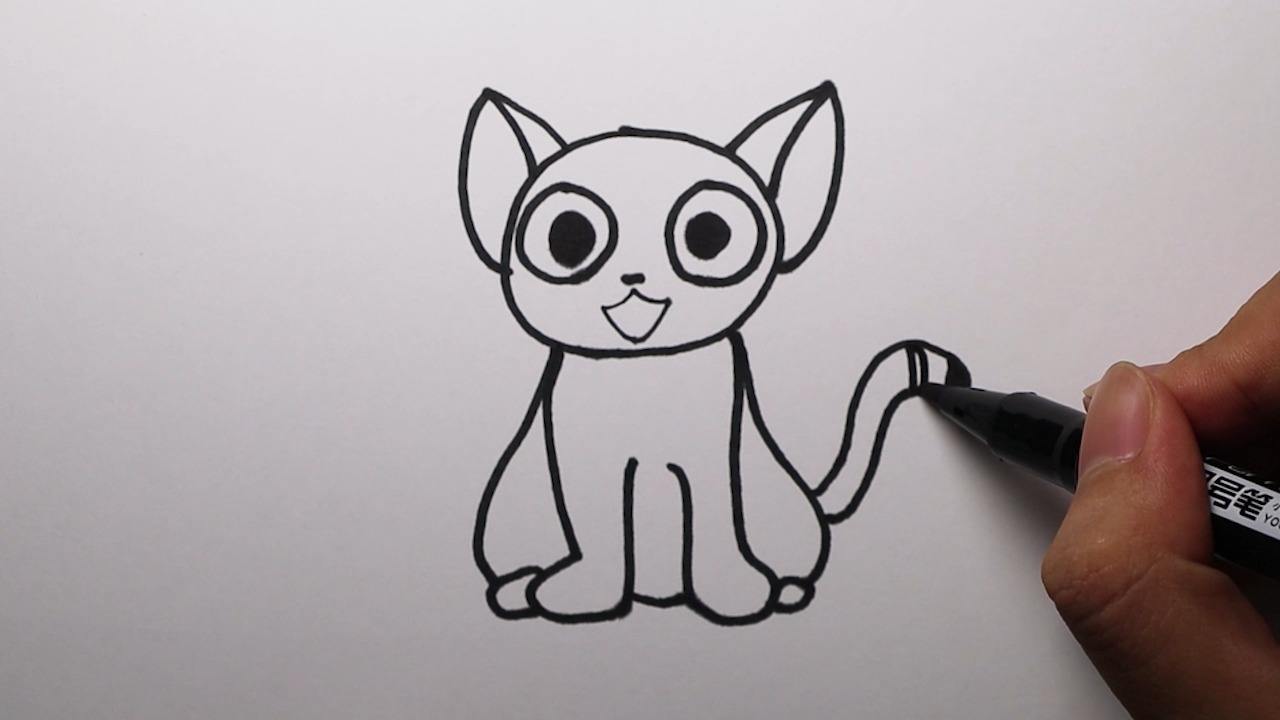 起司猫怎样画?超简单哦