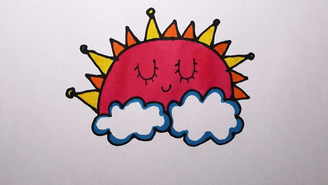 太阳宝宝怎样画?超简单哦