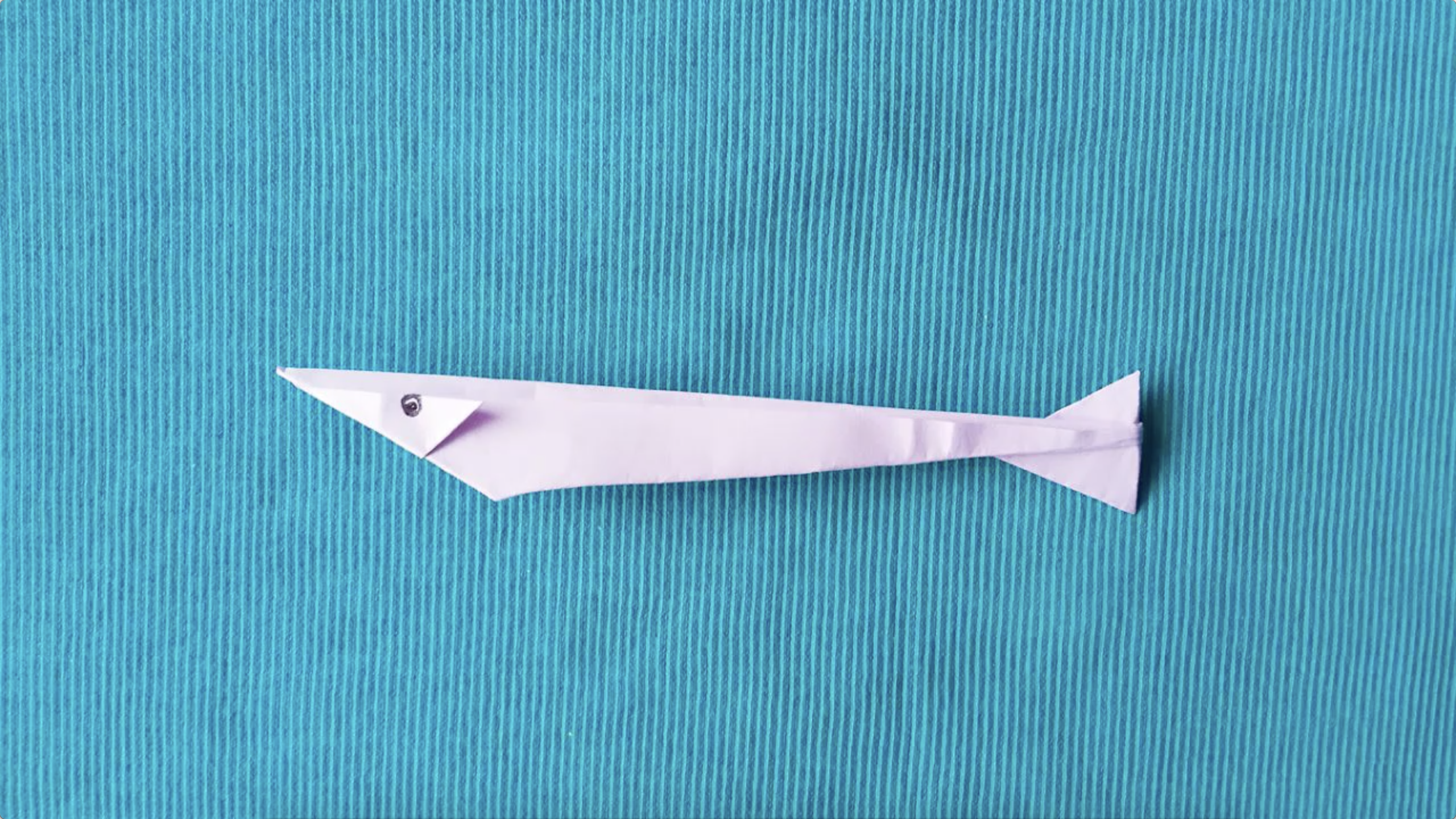 秋刀鱼折纸折纸怎么折?