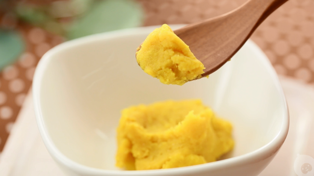 7-8个月宝宝辅食推荐:豆香南瓜泥