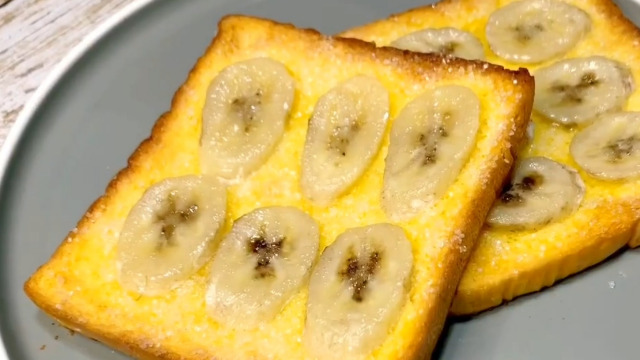 怎样做香蕉烤吐司