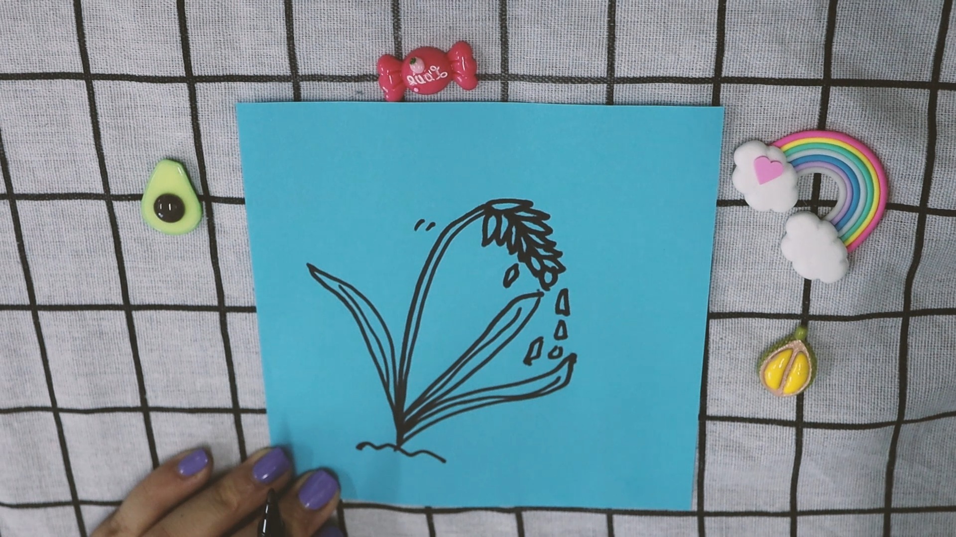 稻穗的简笔画怎样画?