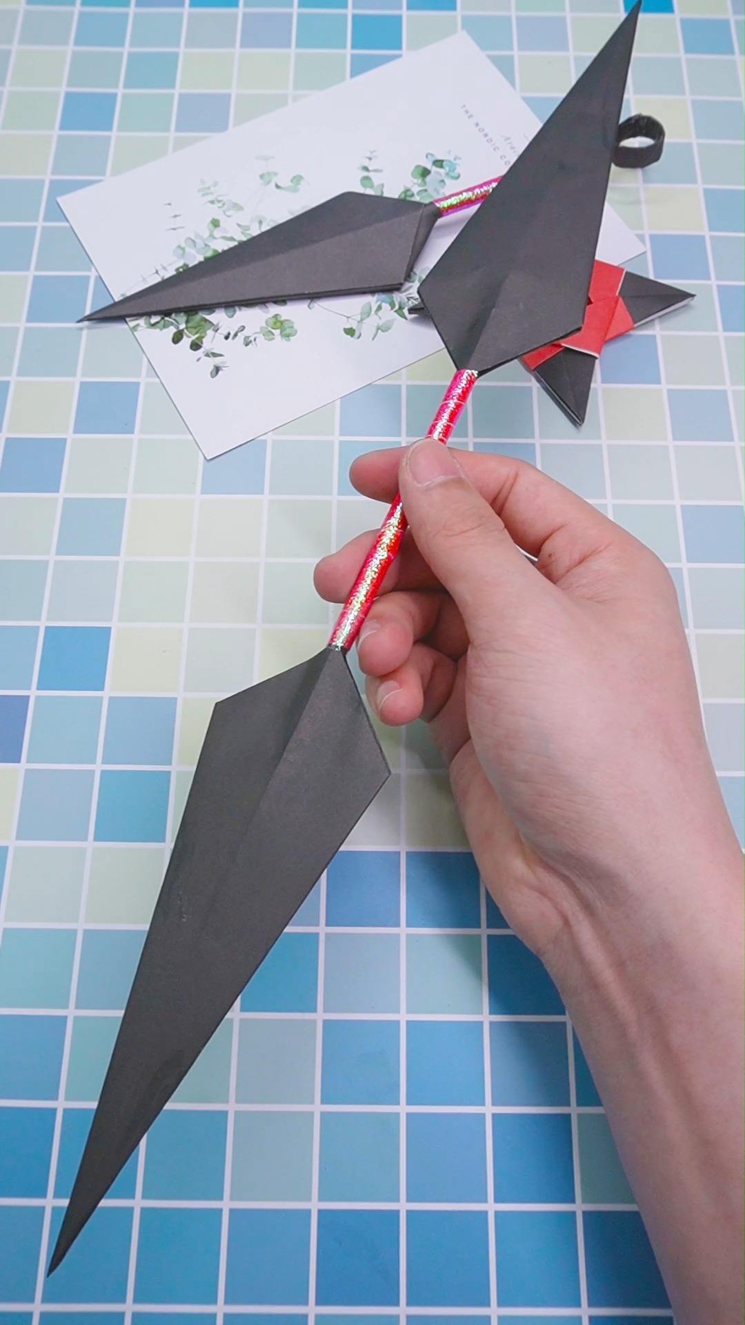 双头苦无怎么折