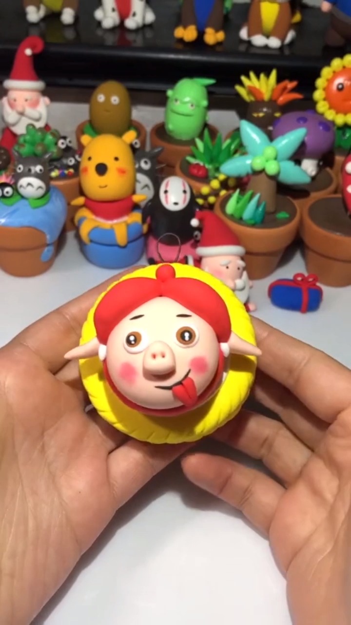 黏土手工猪猪侠奖章怎么做?