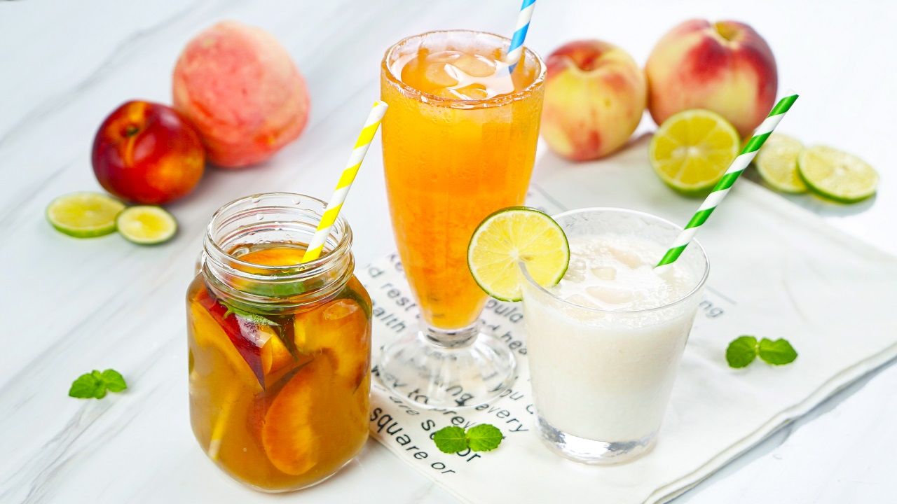 桃味饮品怎么做