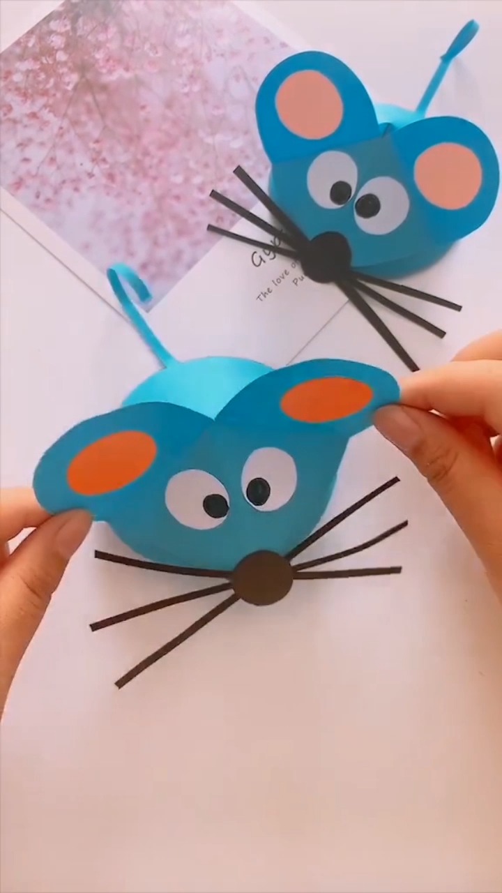 手工可爱的小老鼠怎么做?