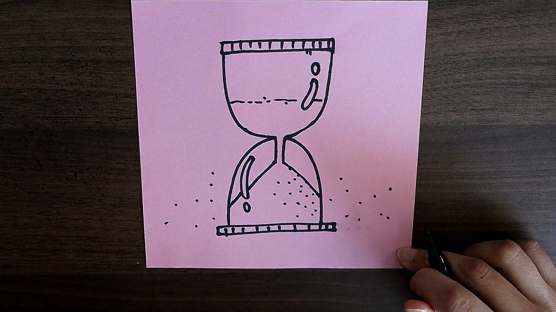 沙漏的简笔画如何画?